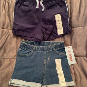 Cat and Jack Toddler girls 2T shorts set